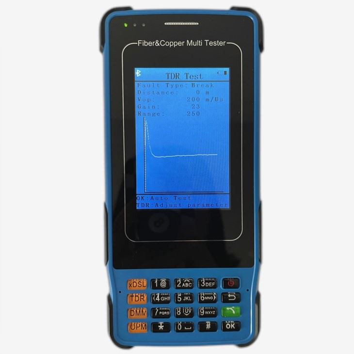 Optical Fiber And Copper Cable Tester Adsl Vdsl Test